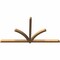 Ekena Millwork Redmond Timber Gable Bracket, Western Red Cedar, 108"W x 58"H x 3 1/2"D x 3 1/2"F, 13/12 Pitch GBW108X58X0404RED00SWR - alternate 2